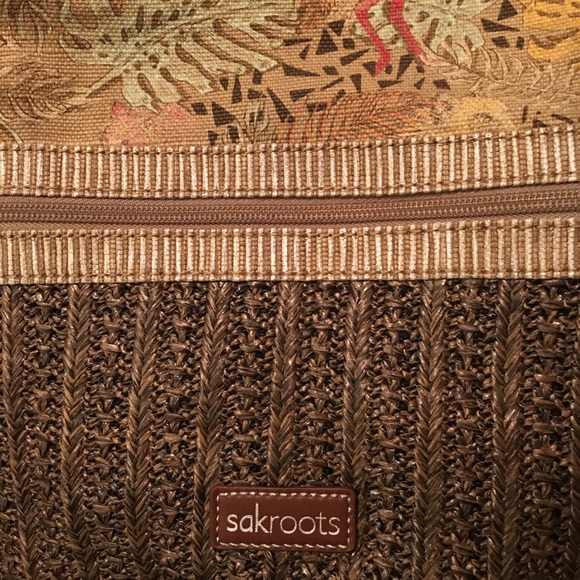 ☀️Sakroots crossbody shoulder bag crochet & canvas - Picture 8 of 10